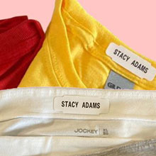 1 Line - Iron on Clothing Label