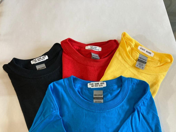Iron on Label for T-Shirt